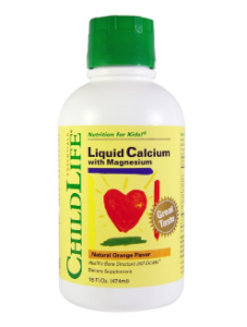 ChildLife ChildLife Essentials マグネシウム配合リキッドカルシウム、自然なオレンジ味(474ml)