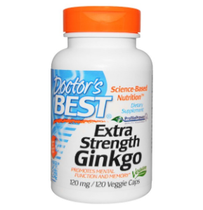 Doctor's Best, ドクターズベスト, Extra Strength Ginkgo, 120 mg, 120 べジカプセル