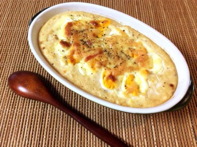 和ってすごいね。サバ水煮の味噌コンソメチーズグラタン(糖質4.3g)
