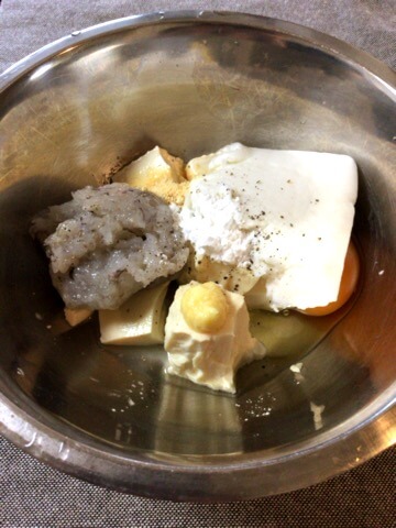 海老ハンペンのおろし豆腐お好み焼き（糖質7.1g）