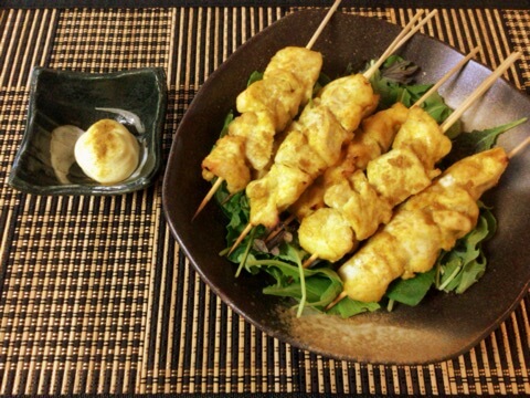 モモ肉失業。絶品塩麹マヨクミンのオーブン鶏胸焼き鳥(糖質6.3g)