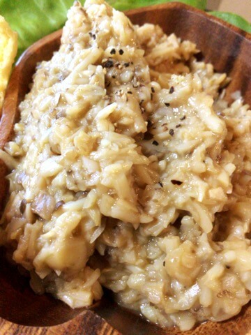 無限系パリサク。濃厚オイスター茸パテと食感揚げチー煎餅(糖質4.0g)