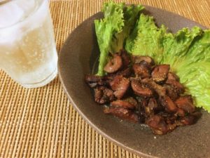 味の沁みだし祭。塩麹山椒一味の砂肝ソフトジャーキー(糖質3.3g)