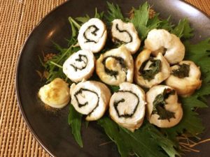 脂質激低。しっとりに迷うマヨクミン大葉海苔ささみロール(糖質4.7g)