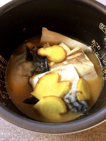 脂トロ炊飯サバグリーンカレー味噌煮