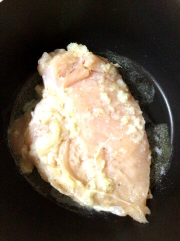 鶏むね林檎シャリアピンバターステーキ