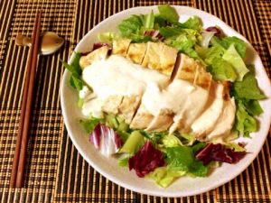 ヨーグル大蒜クミンの芳醇鶏胸ステーキ