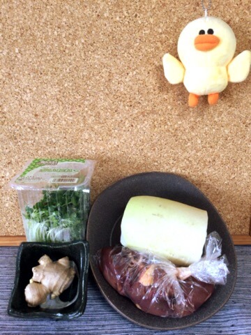 濃厚レバー生姜のぽん酢豆板醤