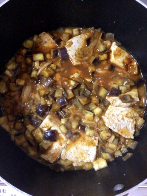 食欲崩壊☆茄子味噌カレー煮込みスンドゥブ