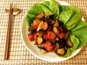 野菜の王国。茄子トマトの甘旨蜂蜜バルサミコ常備菜(糖質9.6g)