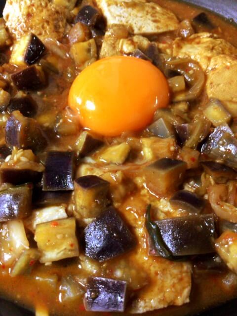 食欲崩壊☆茄子味噌カレー煮込みスンドゥブ