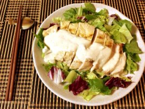 タルタル上位版。ヨーグル大蒜クミンの芳醇鶏胸ステーキ(糖質4.5g)