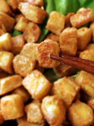 おつまみ王者ガーリッククミン豆腐クリスピー