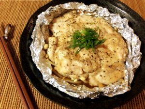 黒胡椒ソースの甘ピリマヨ蜂蜜チキン