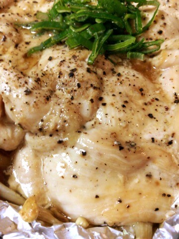 黒胡椒ソースの甘ピリマヨ蜂蜜チキン
