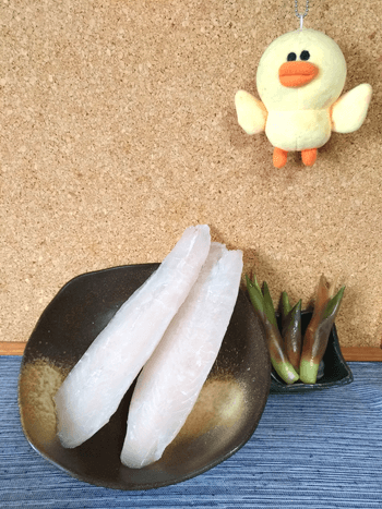茗荷白身のフワシャキとろろ昆布柚子胡椒
