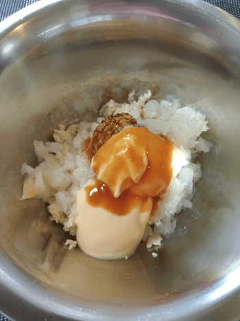 から揚げ鶏と絶品豆腐味噌マスタードタルタル