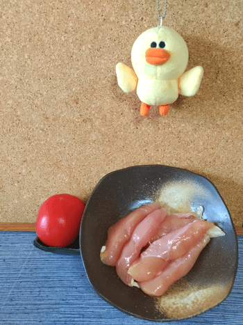 絶品ツナチキンの和風マスタードトマトサラダ