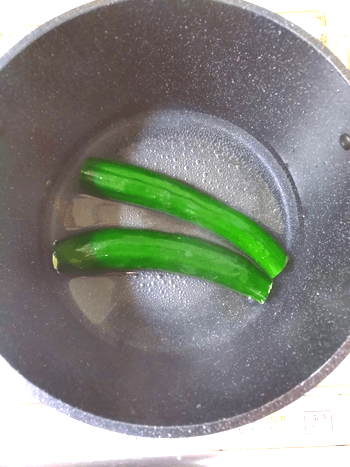 青臭さ激減の葱ガーリック山椒叩き豆腐胡瓜