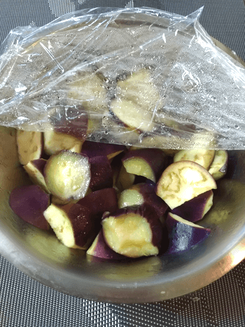 レンチン最強の冷製白だし辛子茄子