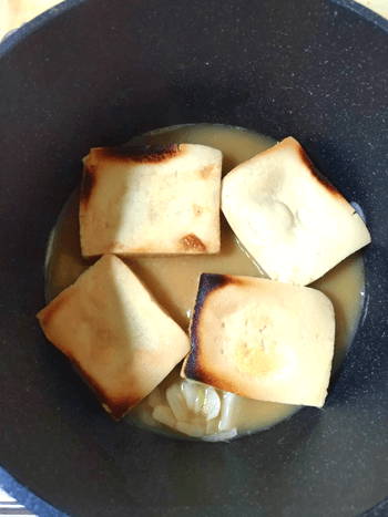 ふんわり高野豆腐のガーリック棒棒鶏煮