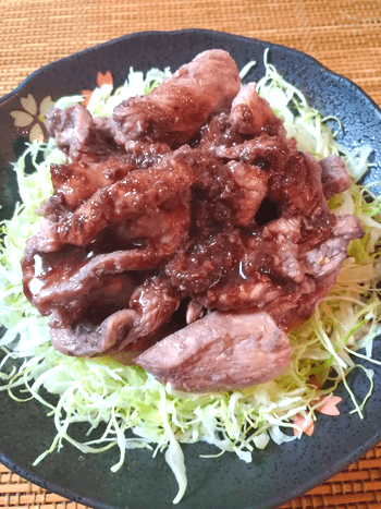 激柔鶏むねの美味しいガーリック生姜焼き