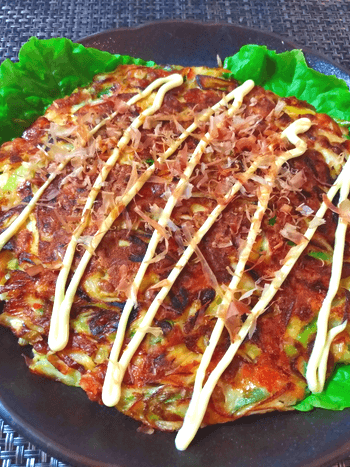 コク旨納豆チーズの絶品丸ごと葱お焼
