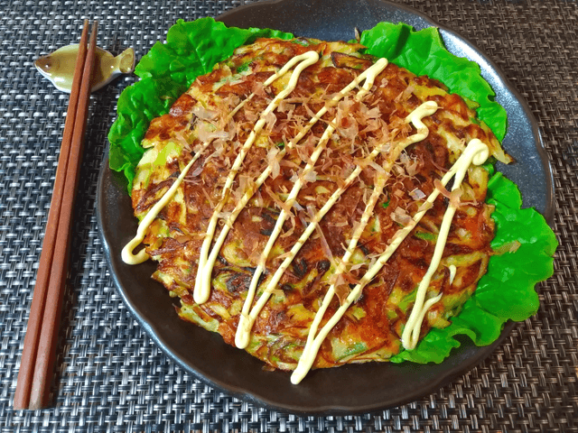 コク旨納豆チーズの絶品丸ごと葱お焼