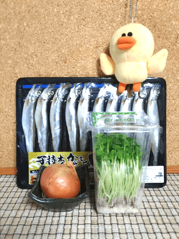 激楽焼きシシャモハニーマスタードマリネ
