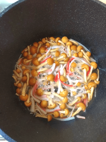 国際カニカマDAY。白だしケチャップの濃厚餡かけ蟹豆腐(糖質7.8g)