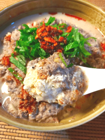 喉越し絶好調。5分で作れる絶品冷やし担々鯖冷や汁(糖質5.2g)