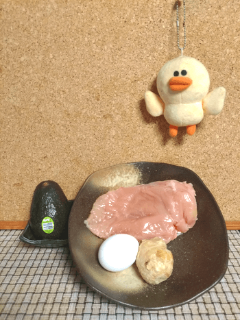 滑らか煌めく。ウスター黄身マスタードの激柔アボカドチキン(糖質8.5g)
