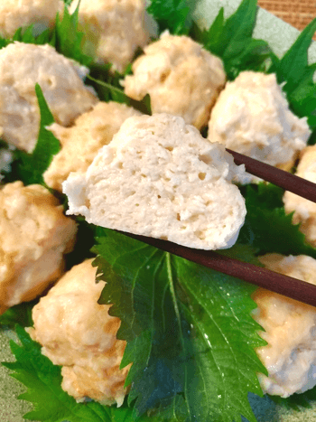 絶対パサつかせない。意思強め絶品つくおき塩チキン皮なし焼売(糖質8.0g)
