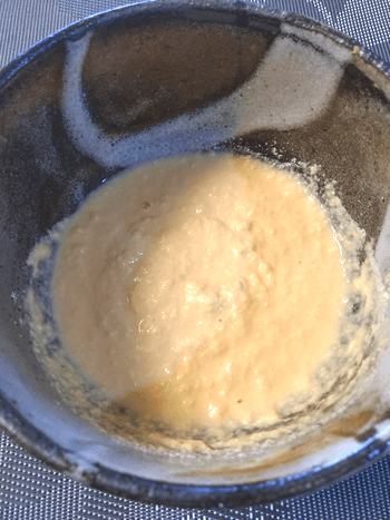 滑らか95点。塩チーズメレンゲの絶品おから蒸しおかずパン（糖質4.8g）