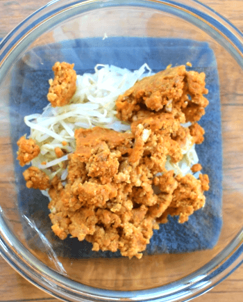 激旨もやしの餡かけ濃厚おからドライカレー(糖質9.9g)