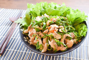 ピーマン即売。野菜も激うま胡麻マヨ無限棒棒鶏(糖質3.6g)