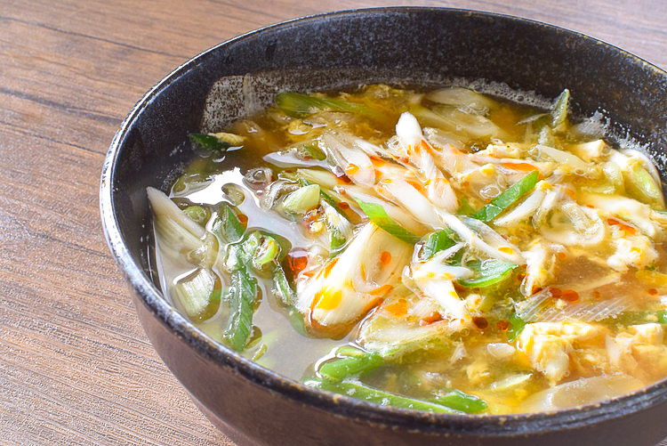 激盛り2本！〆に最高のトロ葱極上トリプル出汁海苔スープ（糖質7.8g）