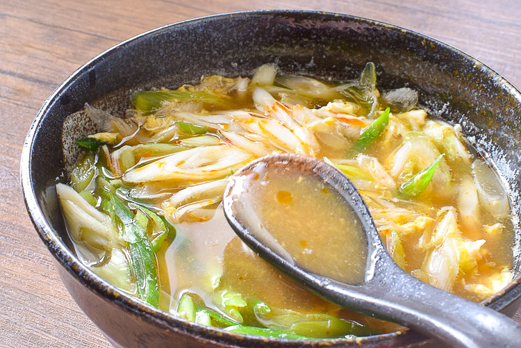 激盛り2本！〆に最高のトロ葱極上トリプル出汁海苔スープ（糖質7.8g）