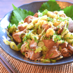 大盛り鶏ネギ塩のふんわり低温旨味レバー