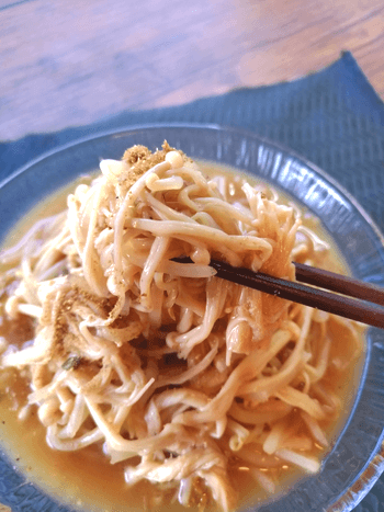 地味でも愛用!思わず作る格安オイスターもやしなめたけ(糖質8.4g)